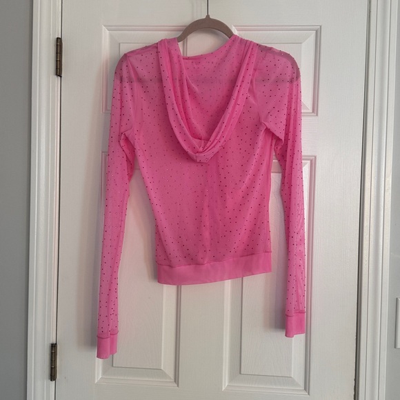 NWOT! RARE Skims! Sheer with Rhinestones size medium! Pink size medium - Picture 5 of 6